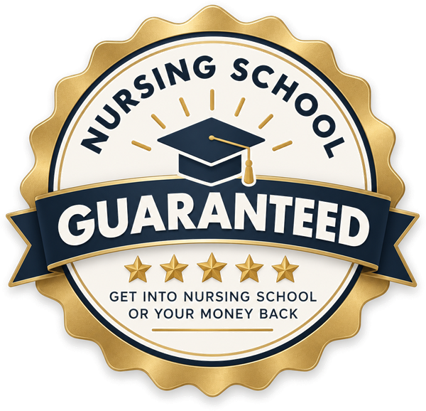 Nursing School Guaranteed — get into nursing school or your money back