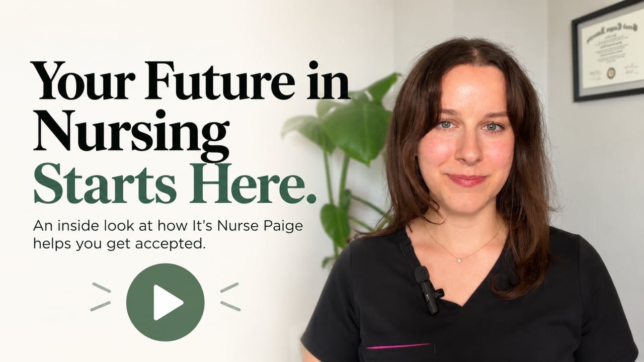 Your future in nursing starts here — an inside look at how It's Nurse Paige helps you get accepted